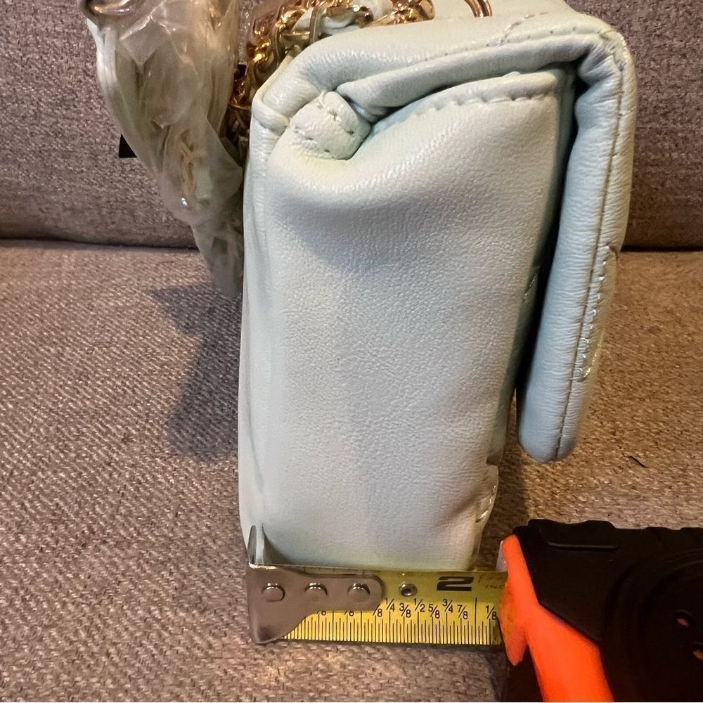 NWT Bebe Wyatt‎ shoulder bag small shoulder bag in mint green with gold accents - Picture 9 of 15